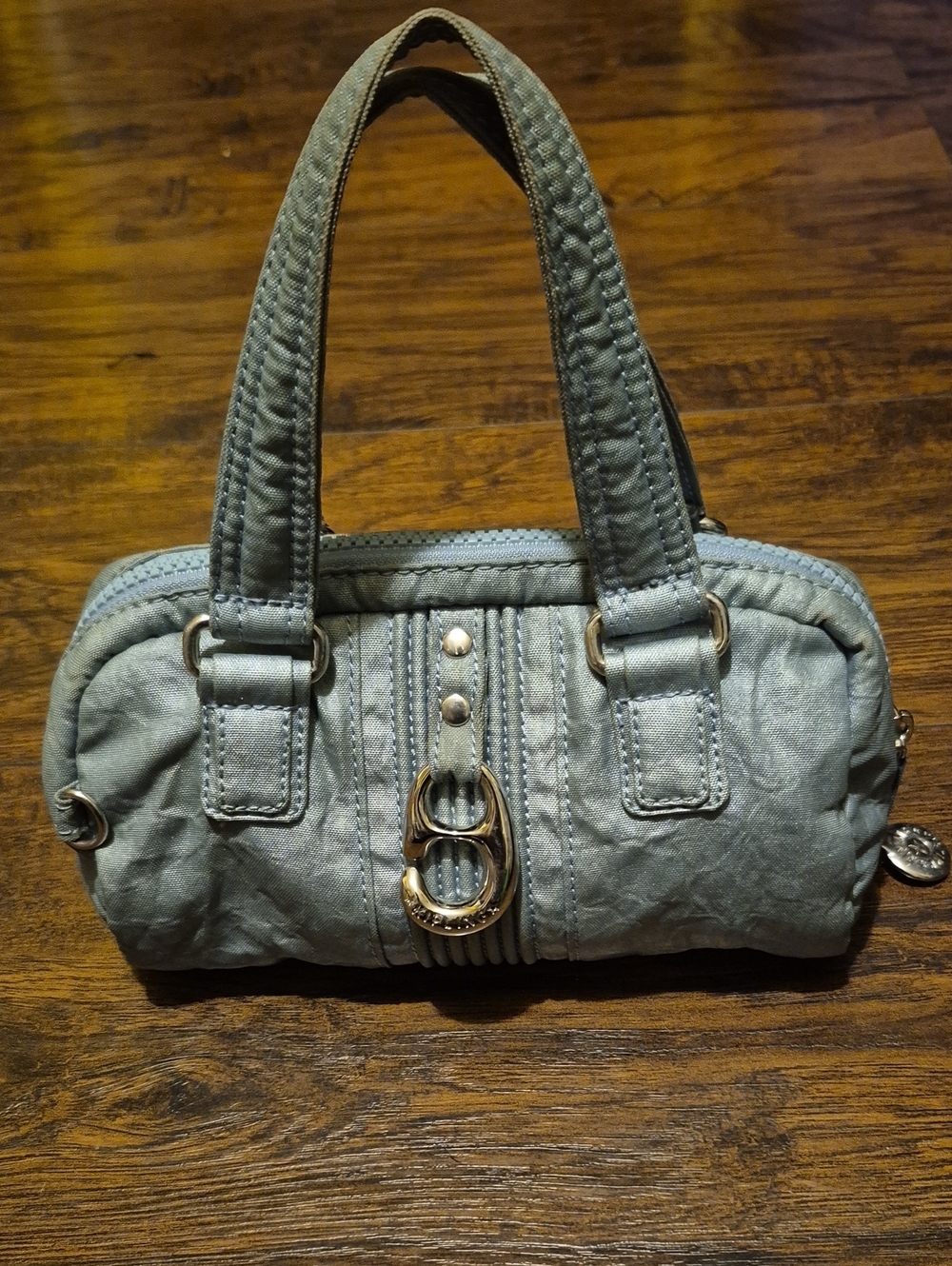 Stylish Kipling Bag Light Blue Women’s Satchel Handbag
